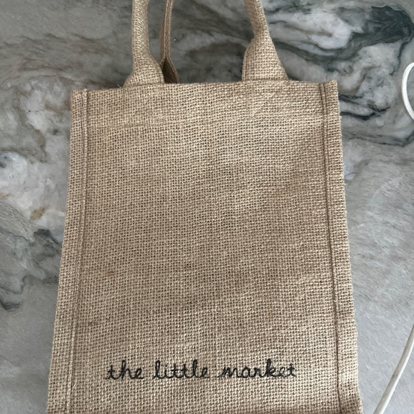 The little market Thank you Burlap bag - Picture 2 of 4